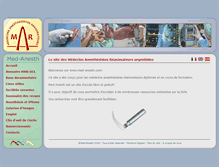Tablet Screenshot of med-anesth.eu